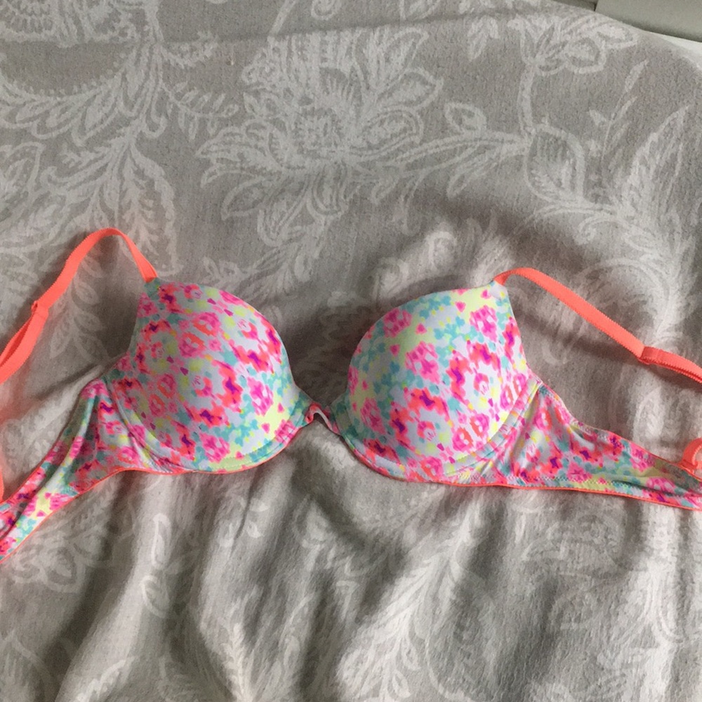 multi-color PINK bra